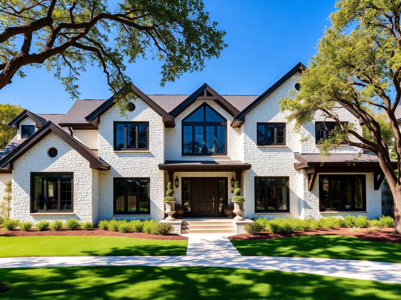 A finished Arrington Ranch home exterior